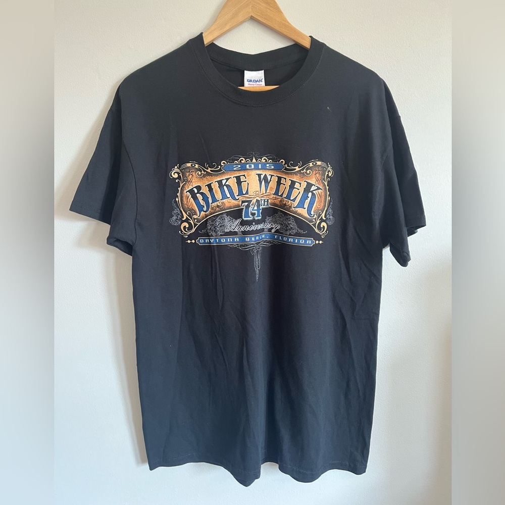 Daytona Beach Biker T-Shirt / 2015 / Bike Week / Large